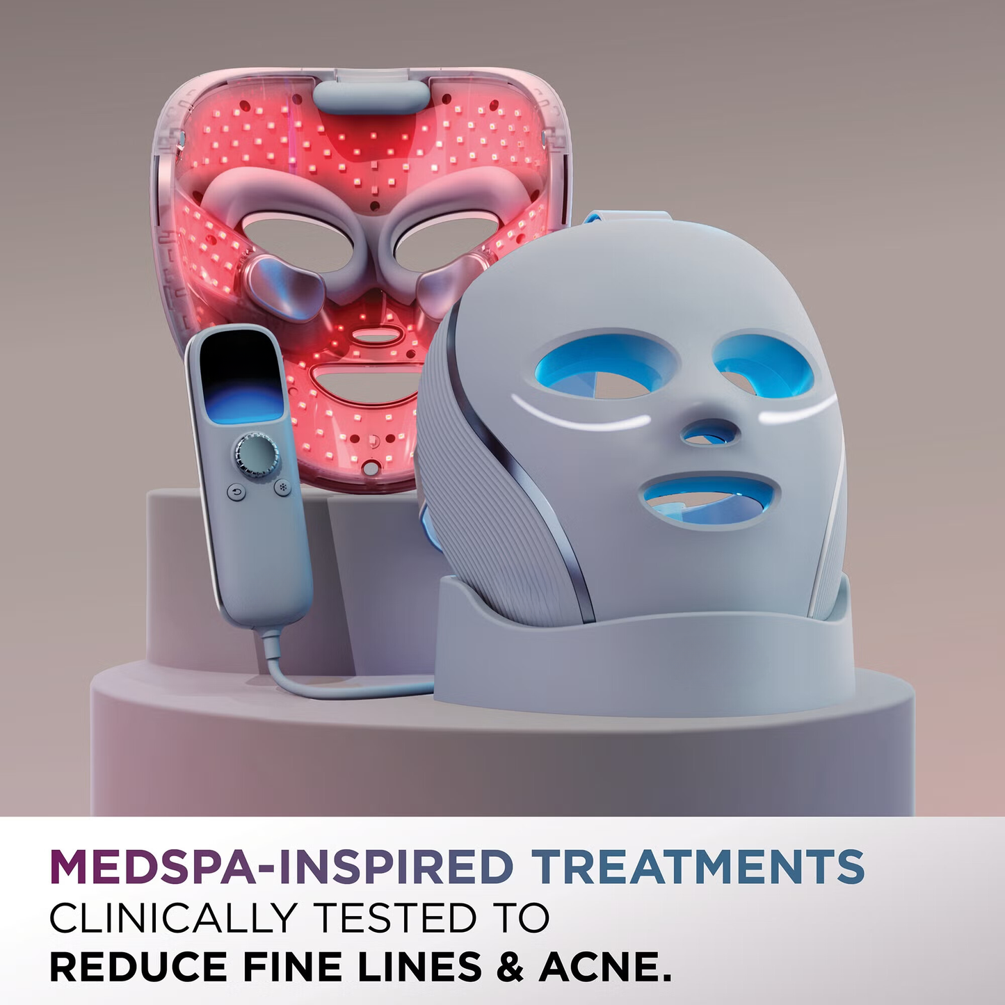 CryoGlow Under-Eye Cooling & LED Anti-Ageing & Blemish Repair Mask